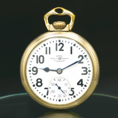 Ball Watch Co. Hamilton Model 999B Railroad Pocket Watch CA1948